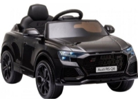 Lean Cars Enbäddad elbil för barn Audi RS Q8, svart