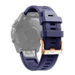 Garmin Fenix 6S Klockarmband i silikon - Blå
