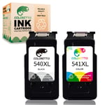 COLORETTO Remanufactured Printer Ink Cartridge Replacement for Canon Pg-540XL CL-541XL 540 541 XL to use with Pixma MG2150 MG3250 MG4250 MX375 MG2100 MG2250 MG3200 MX475(1 Black ,1 Color)combo pack