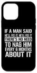 iPhone 12 mini Funny - If A Man Said He'll Fix It Case