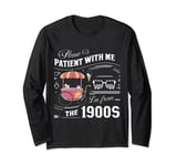 I'm from the 1900s Pixelated An ice cream cart with wheels Long Sleeve T-Shirt