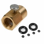 to CGA320 with Bleed Valve CO2 Adapter Cylinder Refill Adaptor For Sodastream