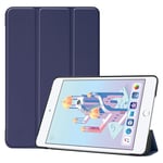 iPad mini 5 (2019) / 4 - Läder Tri-Fold skal väska Mörkblå