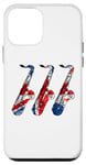 iPhone 12 mini Saxophone UK Flag Saxophonist Sax Player British Musician Case