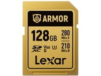 Lexar Minneskort Sdxc 128Gb Armor Gold Uhs-Ii U3
