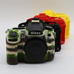 Camouflage d5300 - Coque De Protection En Silicone Souple Pour Appareil Photo Nikon Dslr
