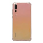 LLLi Mobile Accessories for HUAWEI Shockproof TPU Protective Case for Huawei P20 Pro / P20 Plus (Transparent) (Color : Transparent)