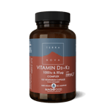 Terranova Vitamin D3 With K2 50ug- 1000iu, 100 Capsules