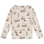 Konges Sløjd Aster Mönstrad UV-Tröja Sail Away | Beige | 12 months