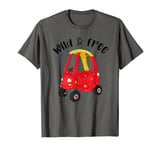 Wild & Free Cozy Coupe Stars Patriotic 4th Of July Kids T-Shirt