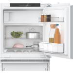 Bosch KUL22VFD0G Under Counter Fridge with Ice Box - 82x59.8 - 2 Vegetable Drawers - 3 Glass Shelves - LED Light - Fixed Hinge - Sabbath Mode - Home Connect