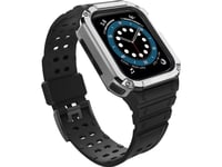 Hurtel Protect Armband Med Fodral För Watch 7 / 6 / 5 / 4 / 3 / 2 / Se (41 / 40 / 38Mm) Fodral Bepansrat Klockfodral Svart