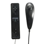 Pack Duo manette et Nunchuk pour Wii et Wii U Noir
