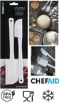 Chef Aid 2 Flexible Spatula Kitchen Cooking Cake Baking Bake Icing Bowl Scrapper