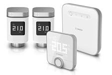 Bosch Smart Home comfortable heating set, 2x radiator thermostat II, 1x room thermostat II, 1x controller II