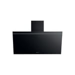 Hotpoint 80cm Angled Chimney Cooker Hood - Black PHVP82FLTK