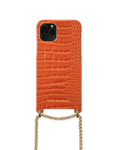 iDeal Lilou Mobilhalsband iPhone 11 Pro / XS / X Orange Croco
