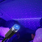 Star Night Light Projector, USB Adjustable Romantic Projector Night Light Auto Roof Ceiling Light, Portable Atmosphere Decorations Night Lamp for Car&Bedroom&Party&Ceiling&Walls (Blue)