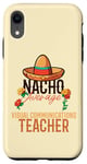 Coque pour iPhone XR Professeur moyen de communication visuelle Nacho