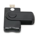 Card Reader Mini Portable SD/TF ID Multi‑Port SIM Phone Cards Recognizer AUS