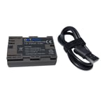 Battery for Canon LP-E6N - 2130mAh with USB Charging Port