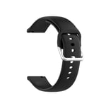 Beständigt Huawei Watch GT 2 Pro etc. (Size S: 22mm) Klockarmband - Svart Svart