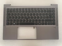 HP ZBook Firefly 14 G7 M14636-091 Norwegian Keyboard Norway Norse Palmrest NEW