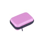 Storage Bag Usb Cable Organizer Data Line Box Pink