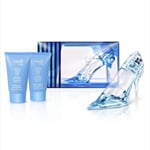 Disney Cinderella Blue Eau de Parfum 60ml Spray + 75ml b/l + 75ml S/g Set New