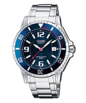 Casio Collection Mens Silver Watch MTD-1053D-2AVES Stainless Steel (archived) - One Size