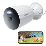 ieGeek Caméra Surveillance WiFi Extérieur IG50 2K(3MP) étanche IP66 Vision Nocturne en Couleur Alarme Sirène et Flash