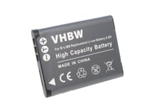 Batterie LI-ION compatible pour PENTAX Optio i90 / H90 / P70 / P80 / WS80 / W90 remplace D-Li88