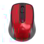 2.4G Trådlös Mus Professionell Ergonomisk Högkänslig Trådlös Optisk Datormus för Bärbar Dator PC Laptop Röd