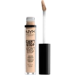 NYX Professional Makeup Can't Stop Won't Concealer Vanilla - 3 ml