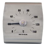 Bastutermometer Saunia RF Stål