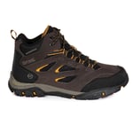 Regatta Men's Breathable Holcombe Waterproof Mid Walking Boots Peat Inca Gold, Size: UK7