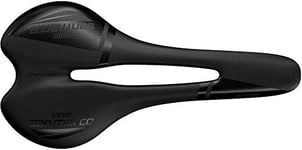 Selle San Marco - ERA Open-Fit Dynamic Narrow, Comfortable and Ergonomic Bicycle Saddle, with a Flat Shape plus a Steel Alloy Rail - Black
