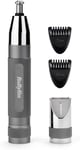 BaByliss Super-X Metal Nose Trimmer, Ear and Eyebrow Hair Trimmer, robust metal