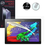 1 Film Vitre Verre Trempé de protection d'écran pour Lenovo Tab 2 A10-70/ A10-30 Tablette tactile 10.1" - TRANSPARENT