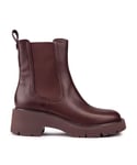Camper Womens Milah Boots - Maroon - Size UK 8
