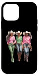 iPhone 12 mini Chic Black Cowgirl Western African American Cowgirl Besties Case