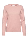 Viril O-Neck L/S Knit Top - Noos Pink Vila