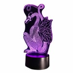 Dinosaur Touch Switch Led Night Light Bedside Sleeping Lamp No.8