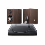 Sony PS-LX310BT med Audio Pro A28 i valnöt, vinylspelarpaket