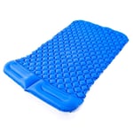 JIAMING Air Cushion King Size Bed Inflatable Cushion Outdoor Tent Sleeping Mat Double TPU Ultra Light Portable Mat Camping Camping Mat Camping Air Bed (3 Colors) blow up bed (Color : C