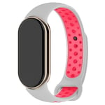 Bracelet COOL pour Xiaomi Smart Band 8 Sport Gris-Rose, gris, Talla única
