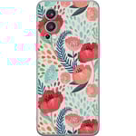 OnePlus Nord 2 5G Transparent Mobilskal Flora