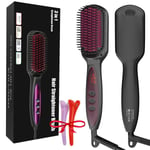 Hair Straighteners Brush for Women, 30s Quick Heating Hair Straightening Brushes