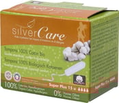 Masmi_Silver Care Super Plus Organic Cotton Tampons 15Pcs.