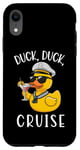 Coque pour iPhone XR Duck Duck Cruise Funny Family Cruising Groupe assorti